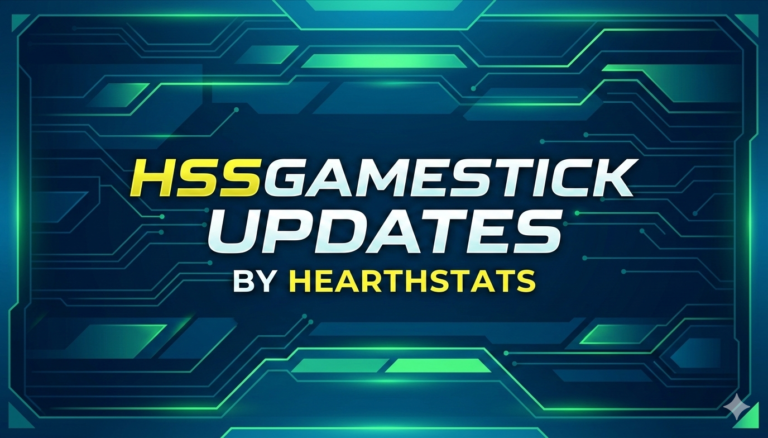 hssgamestick updates by hearthstats