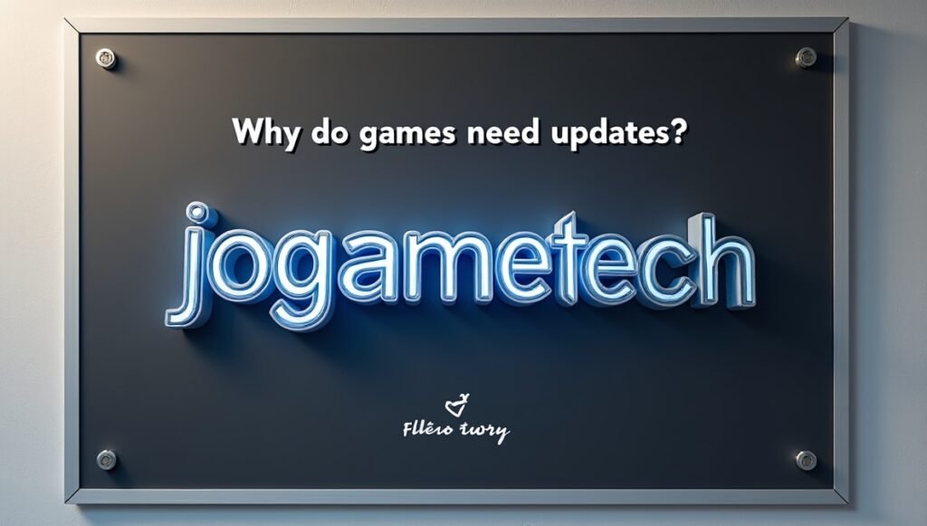 why do games need updates jogametech