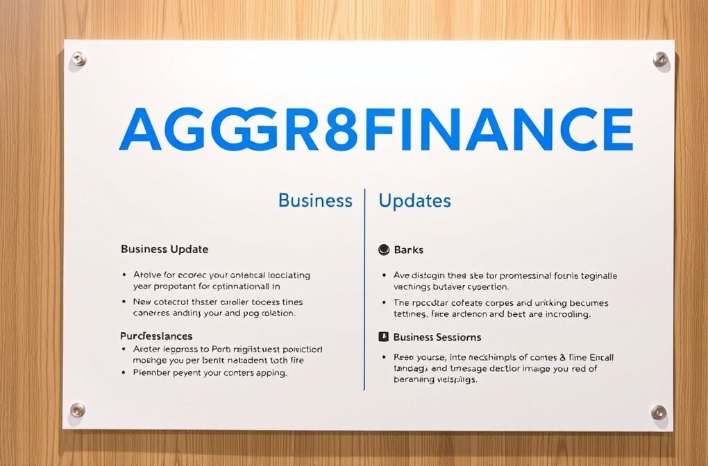 business updates aggr8finance