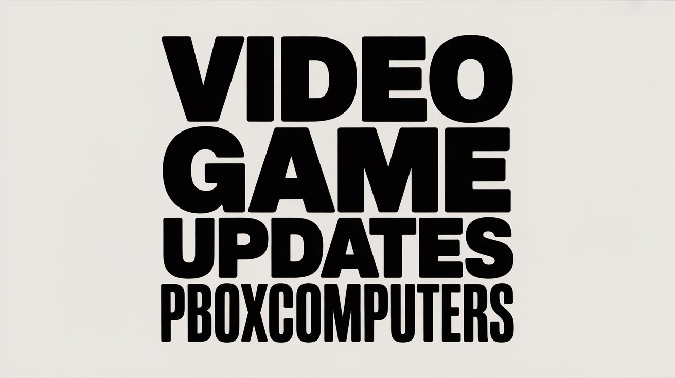 video game updates pboxcomputers